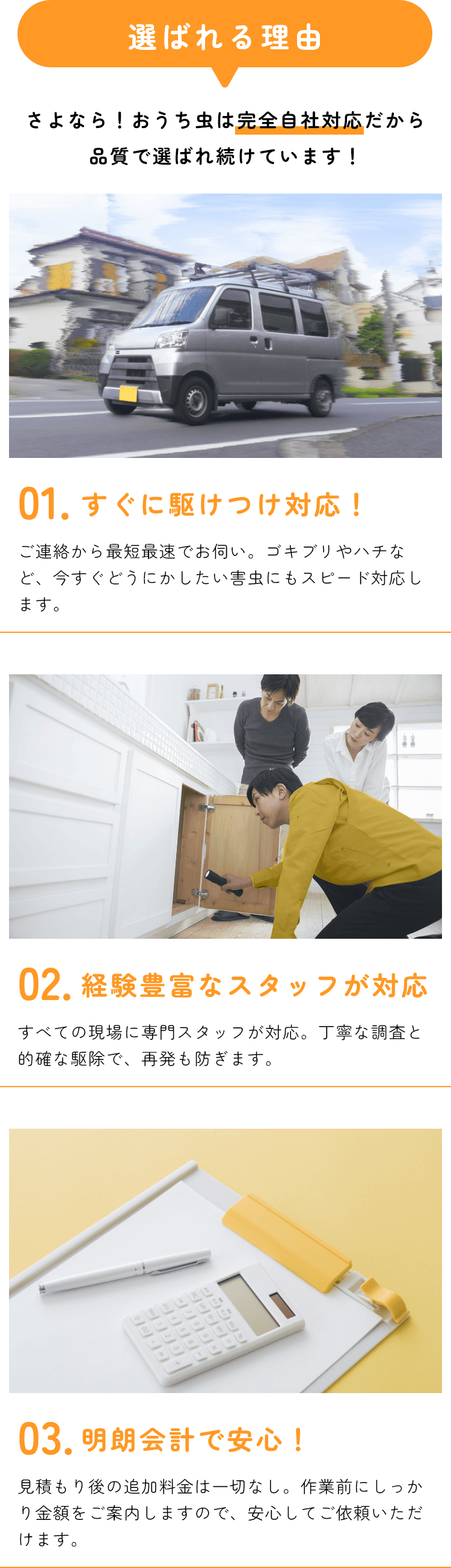 さようなら！おうち虫選ばれる理由